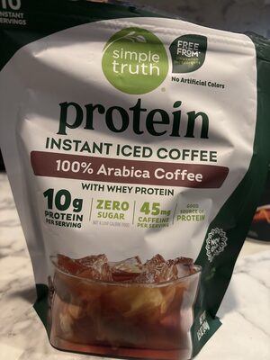 Protein Instant Iced Coffee W Water