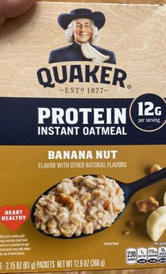 Protein Instant Oatmeal Banana Nut
