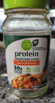 protein meatless chili - bean & butternut