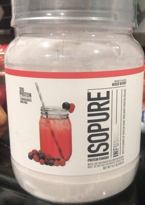 Protein powder mixed berry