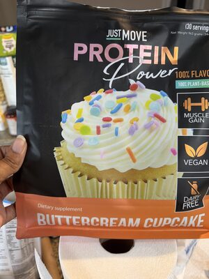 Protein Power Buttercream Cupcake