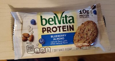 Protein soft baked biscuits, blueberry almond