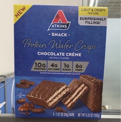 Protein wafer crisps