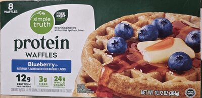 protein waffles Blueberry