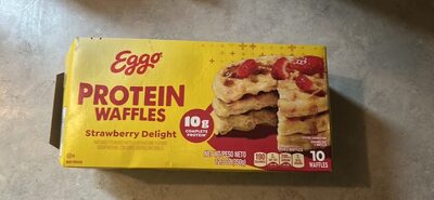 Protein Waffles Strawberry Delight