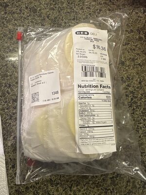 Provolone Cheese Custom Sliced, lb