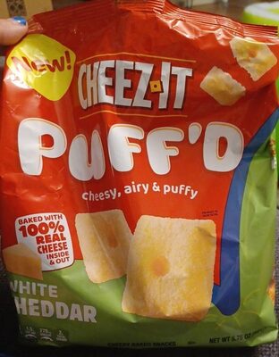 Puff'd white cheddar