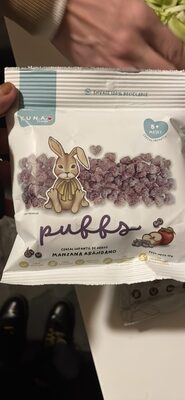 puffs cereal infantil de arroz manzana arándano