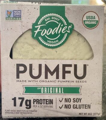 Pumfu Pumpkin Seed Tofu Alternative