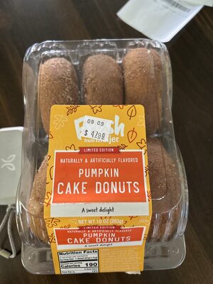 Pumpkin Cake Donuts