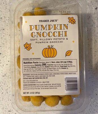 Pumpkin gnocchi