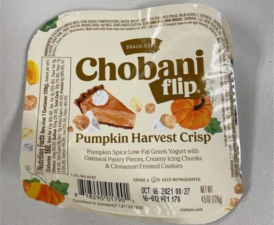 Pumpkin Harvest Crisp Flip Yogurt