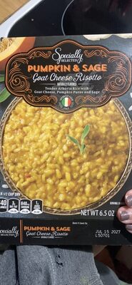 Pumpkin & Sage Goat Cheese Risotto