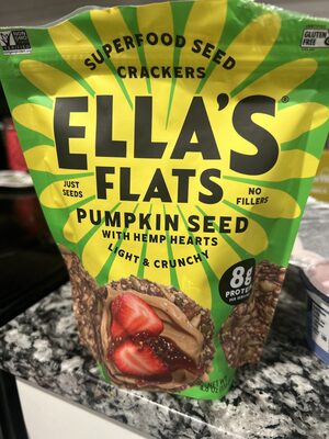 Pumpkin Seed With Hemp Hearts Light & Crunchy Superfood Seed Crackers