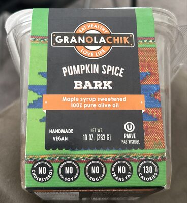 Pumpkin Spice Bark