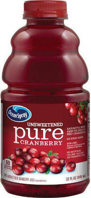 Pure cranberry juice