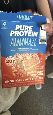 PURE PROTEIN AMMMAZE PREMIUM PROTEIN BAR STRAWBERRY SHORTCAKE FLAVOUR