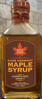 Pure Vermont Maple Syrup