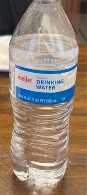 Purified drinking water