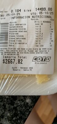 QUESO BARRA TYRO ESTILO BE