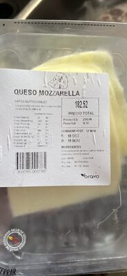 QUESO MOZZARELLA