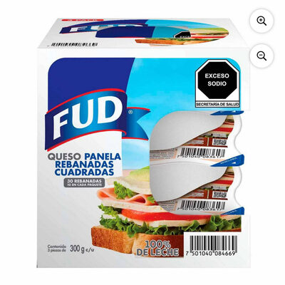 QUESO PANELA REBANADAS CUADRADAS