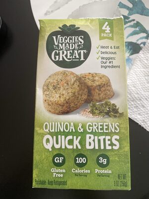Quinoa & Greens Quick Bites