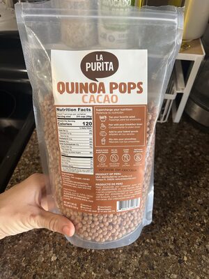 Quinoa pops cacao