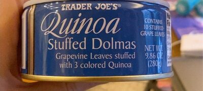 Quinoa stuffed dolmas