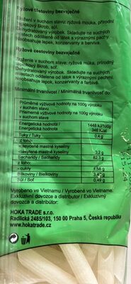 Rýžové těstoviny bezvaječné