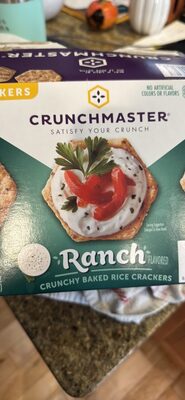 Ranch Crunchy Baked Rice Crackers