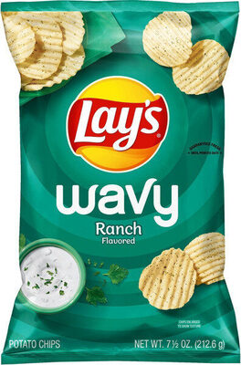 Ranch Flavored Wavy Potato Chips