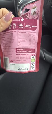 Raspberry Brownie Protein Balls