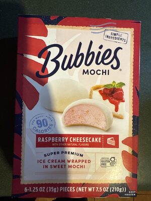 Raspberry Cheesecake Mochi