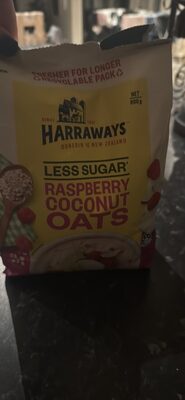 Raspberry Coconut Oats