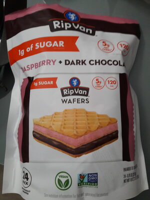 Raspberry + Dark Chocolate Wafers