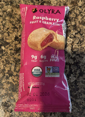 Raspberry Fruit & Grain Bites