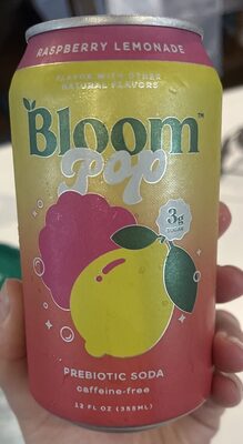 Raspberry Lemonade Prebiotic Soda