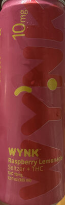 Raspberry Lemonade Seltzer + THC