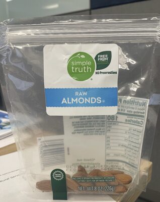 Raw almonds