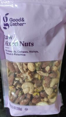 Raw mixed nuts
