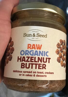 Raw Organic Hazelnut Butter