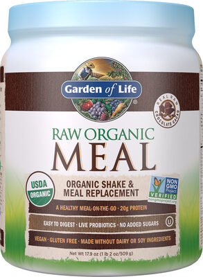 RAW Organic Meal Plant-Based Chocolate