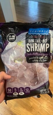 Raw Tail-Off Shrimp