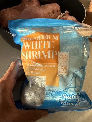 Raw White Shrimp