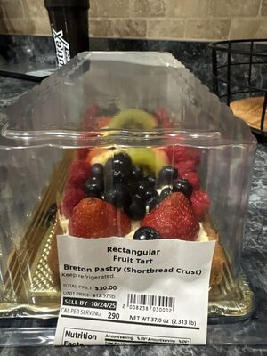Rectangular Fruit Tart