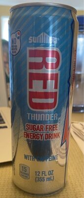 Red Thunder Sugar Free Energy Drink