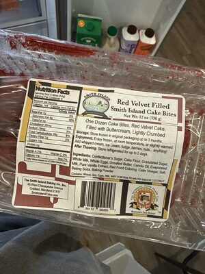 Red Velvet Filled Smith Island Cake Bites