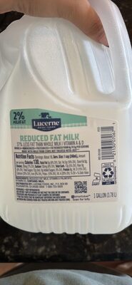 Reduced Fat Milk