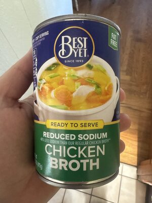 Reduced Sodium Chicken Broth
